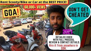 BIKE RENTAL IN GOA  RENT A CARS IN GOA  MADGAON  VASCO DE GAMA  GOA 2021  AMRIT SHARAN [upl. by Lamori]