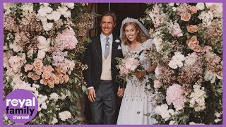 Newly Married Princess Beatrice and Edoardo Mapelli Mozzi Share New Pictures From Wedding Day [upl. by Berny]