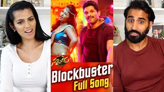 BLOCKBUSTER Full Video Song REACTION  Sarrainodu  Allu Arjun  Rakul Preet Telugu Songs [upl. by Elyac]