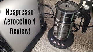 Nespresso Aeroccino 4 Milk Frother Review  Worth upgrading from the Aeroccino 3 [upl. by Nithsa]