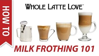 Milk Frothing for Beginners [upl. by Arakahs]