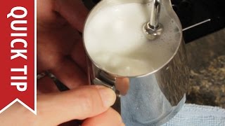 How to AutoFroth Milk for Lattes [upl. by Niamart]